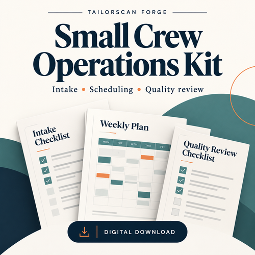 Small Crew Operations Kit — illustrated digital download cover; artwork is conceptual